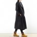 black warm woolen coats outwear 2021 winter outfits oversize jackets long